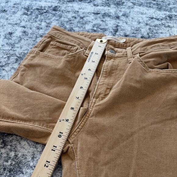 Levis 725 High Rise Bootcut Pants Womens 27 Tan Corduroy Stretch 5-Pocket Khaki - Picture 6 of 11